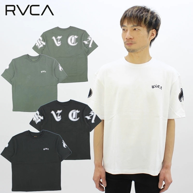 ルーカ OE FAKE RVCA SS TEE メンズ 半袖Tシャツ カットソー(bd041-227) 国内正規品 [AA]