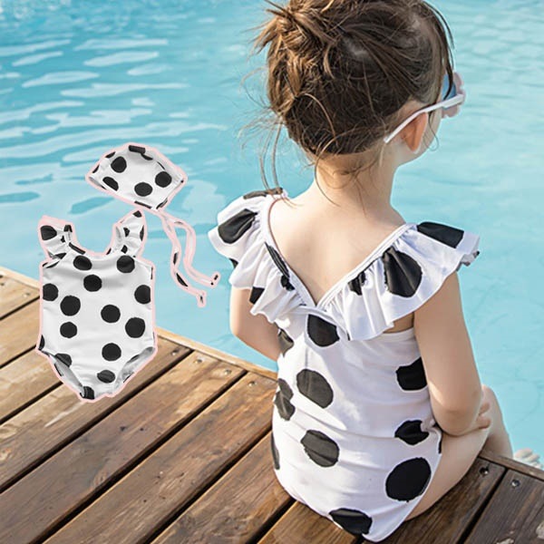 水着 女の子 ベビー水着 女児 ワンピース 子供用 こども みずぎ かわいい 赤ちゃん 80 90 100 110 1 130cm レッスン スイムウェア キャップ付き 2点セット チュール Sn ベビー マタニティ