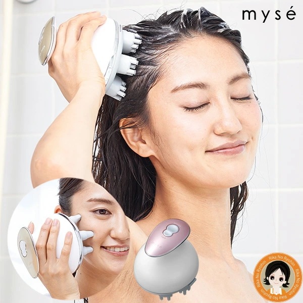 ミーゼ ヘッドスパリフト ピンク フェイス用アタッチメント付 頭皮マッサージ 電動頭皮ケア ヘッドスパ リフト 電動頭皮ブラシ ヘアケア RSL発送 rlt 80s rty bnm