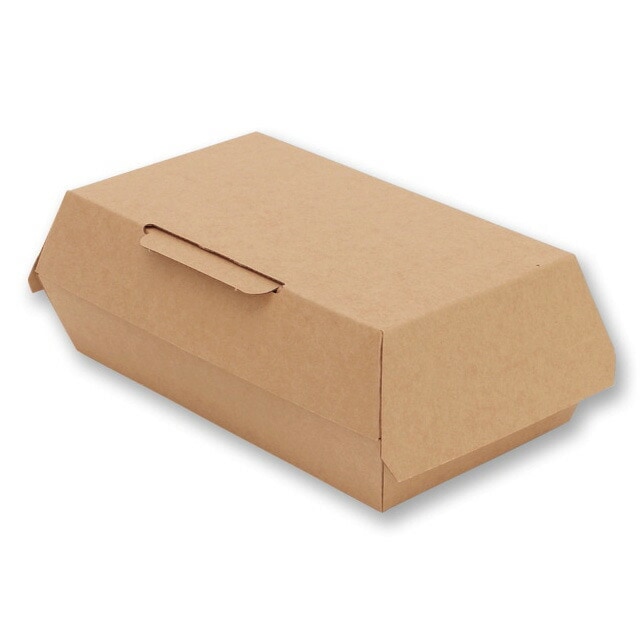 （まとめ買い）シモジマ HEIKO 食品容器 ネオクラフト ランチボックス S 20枚 天面185x110/底面170x95/高70mm 004248008 [x3セット]