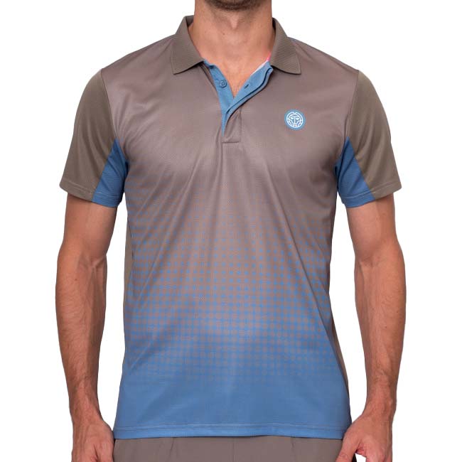 海外サイズ BIDI BADU(ビディバドゥ) 2025 SP メンズ SPECTRUM スペクトラム スピリット ゲームポロシャツ M1350010-LBWDM(25y2mテニス用ゲームウェア)