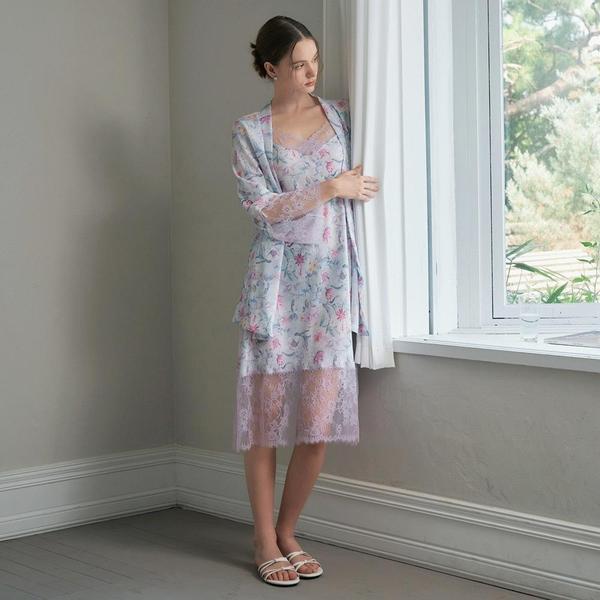 ビーナスフラワー柄レースフルロングスリップ VFS5017TSG 18,028円