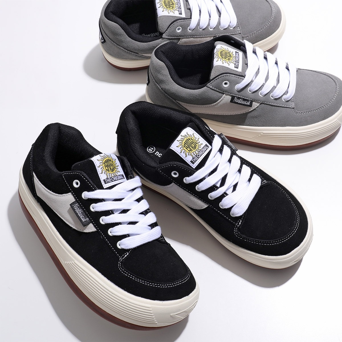 NORTHWAVE ノースウェーブ スニーカー ESPRESSO SUEDE NW-001 レディース ローカット 厚底 ロゴ スウェード 軽量 シューズ 靴 カラー2色