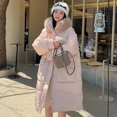 人気ボアアウターアウター中綿 セミロング 学生 ゆったり ジャケット 厚手 スリム見え