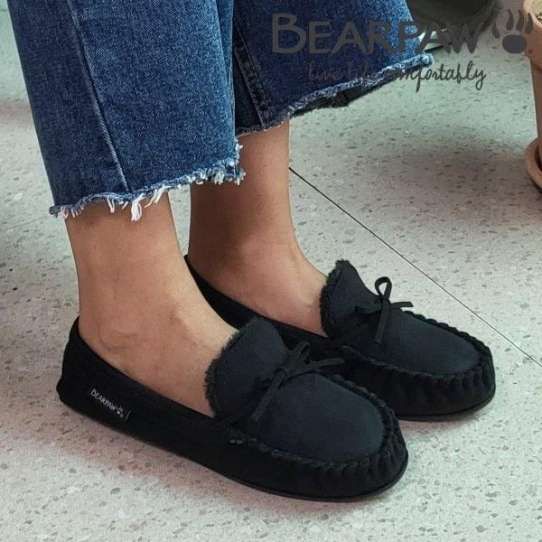 モカシン ソーヤー 2 ブラック 2797W-BLACK 男性 女性 カップル 防寒 털신 冬 털 靴 楽な防寒靴 5,576円