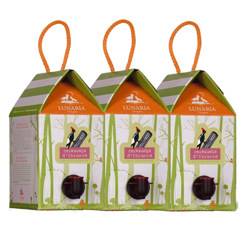 【ルナーリア】チェラスオーロダブルッツォ(ロゼ) 2021 BOX 3L 3点セット ナチュラルワイン イタリアワイン 【CANTINA ORSOGNA 】【ビオディナミ】【ヴィーガン】