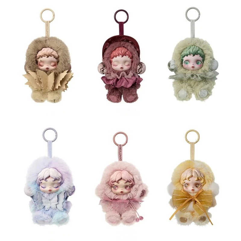 公式正規品POP MART SKULLPANDA L’impressionnisme シリーズぬいぐるみペンダントガチャポン ブラインドボックスサプライズギフト