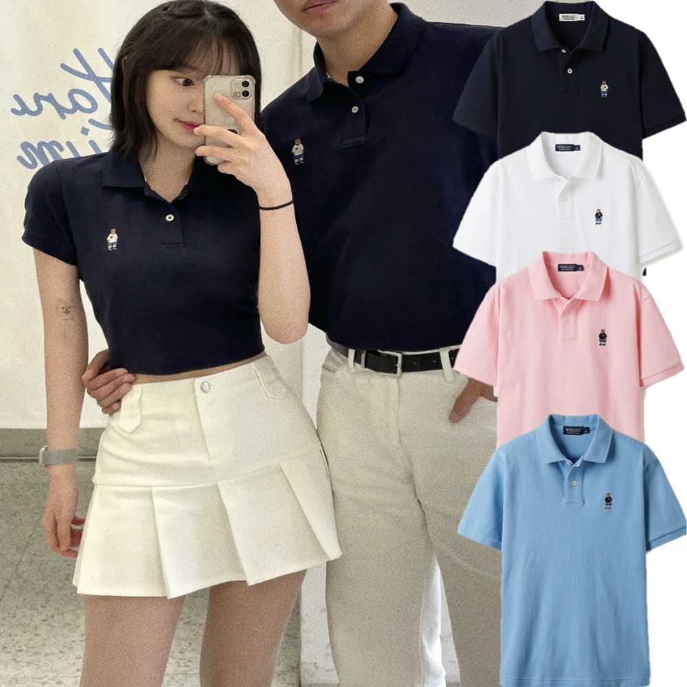 24SS/Steve PQ Collar T-Shirt/ユニセックス