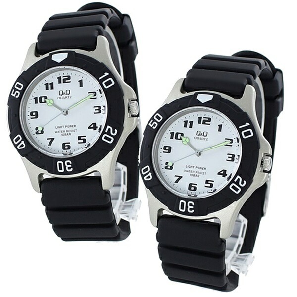 シチズン Q&Q ペアBOX付き ペアウォッチ ソーラー 水上スポーツ ヨット つり 国内正規品 腕時計 手表 メンズ レディース キッズ シニア チプシチ アナログ SOLARMATE 10気圧防水