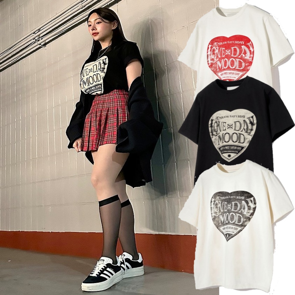 24SS/Saturday Retro Mood Graphic T-Shirts/ユニセックス