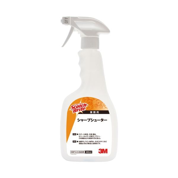 （まとめ）3M スコッチ・ブライトシャープシューター 本体 480ml 1本(×5セット)