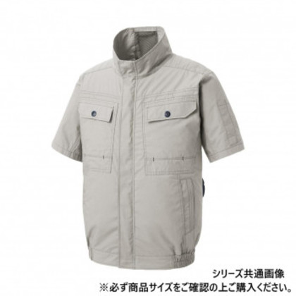 サンエス 半袖ブルゾン 6:ストーングレー M KF92450