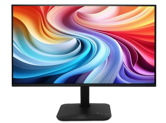 Acerエイサー 液晶ディスプレイ(23.8型/IPS/FullHD 1920×1080/1ms/HDMI1.4/ミニD-Sub/VESA/3年保証)(ブラック) KA240YGBMIX