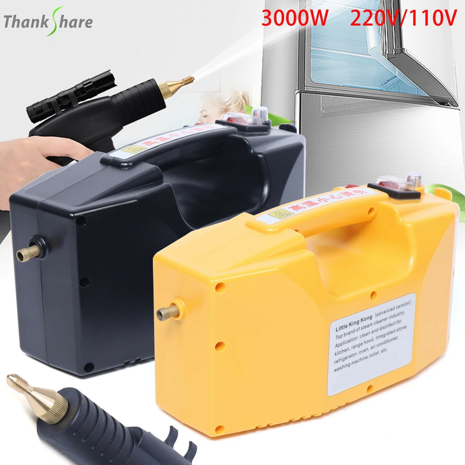 14662.0 34% OFF高圧スチームクリーナー,液体滅菌器,消毒剤,家庭用および商業用クリーナー,3000Wスチームクリーナー - AliExpress
