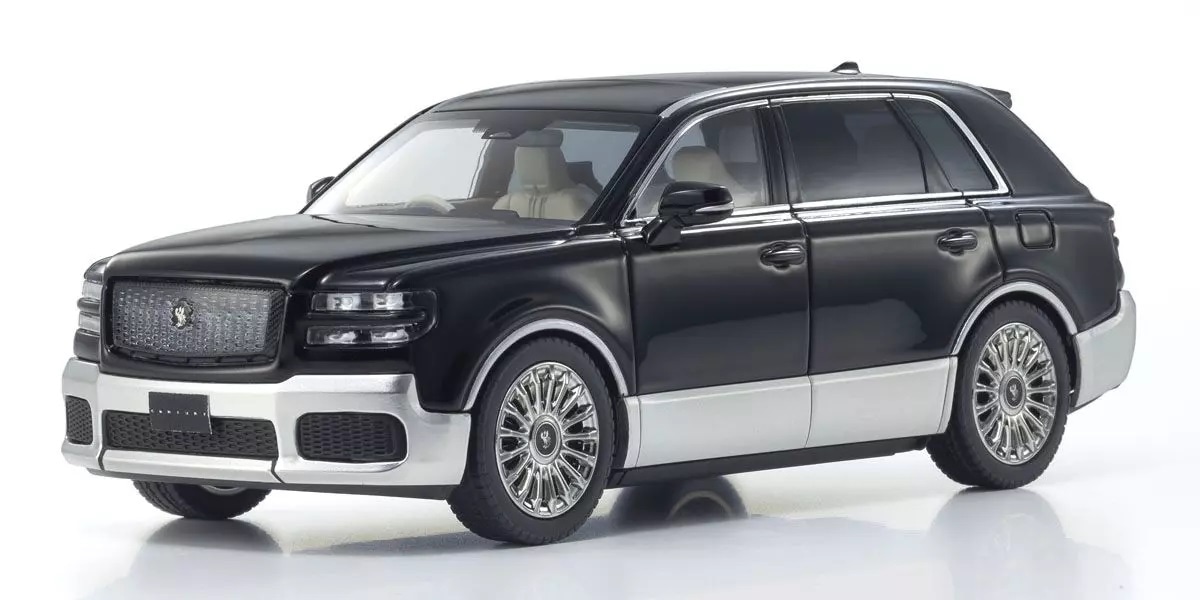 京商 1/43 トヨタ センチュリー (麟鳳/ブラックxシルバー)【KS03926BS】 ミニカー KS KS03926BS トヨタ センチュリー リンポウ BK/SV