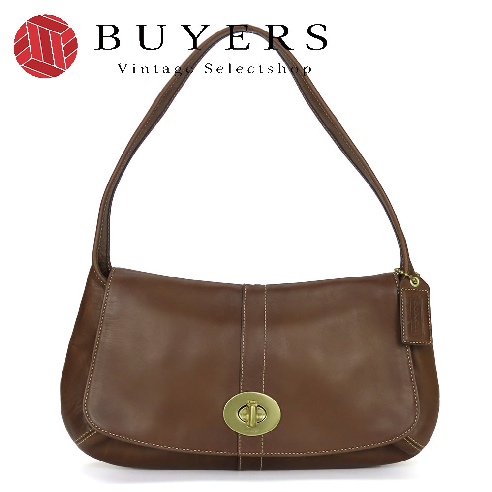 中古 ショルダーバッグ 11254 レザー ブラウン ゴールド金具 肩掛け ワンショルダー 普段使い レディース 女性 14,454円