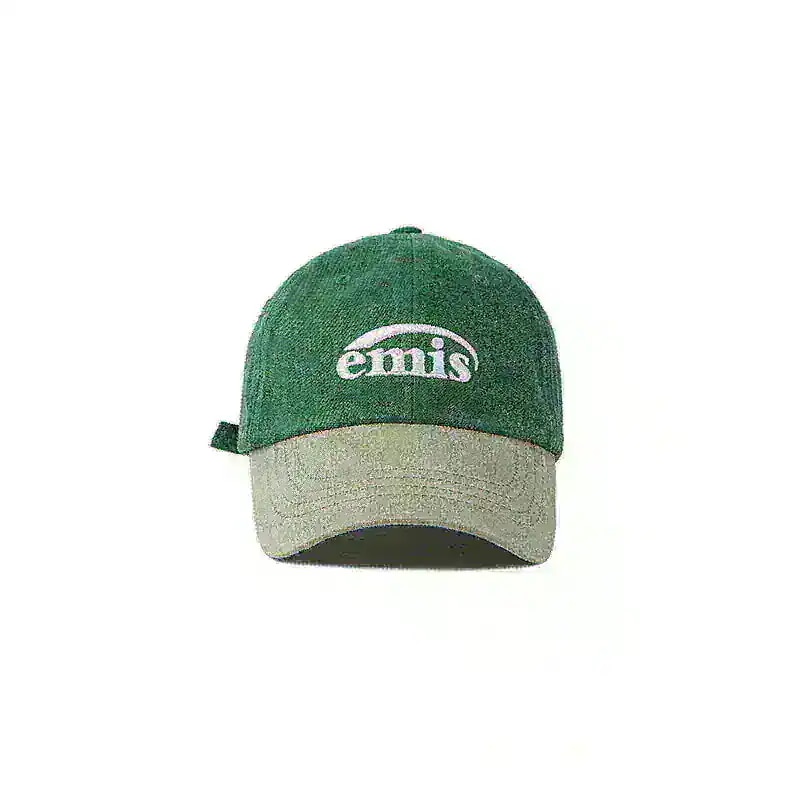 BTS Vテテ着用 】NEW LOGO MIX BALL CAP-BEIGE/GREEN 帽子 (EMIS