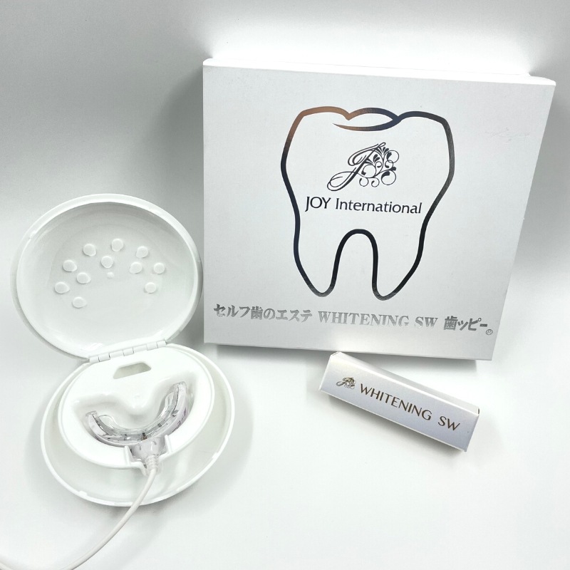 [国内正規品]セルフ歯のエステセット 歯ッピー 1回約6分 歯周病予防 ホワイトニング ピンクLED ブルーLED ライト 反応が早い 歯周病予防