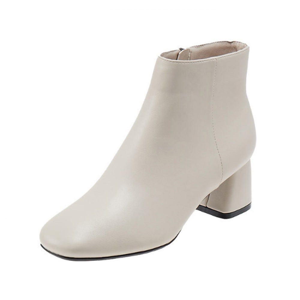 シンプレットバイエスクワイア [本社直営] エスクァイアレディースベーシックアンクルブーツ YXDWBS908WH