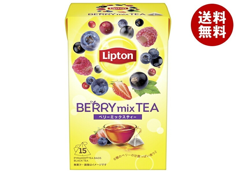 リプトン ベリーミックスティーバッグ 15袋＊6個入＊(2ケース) 5,361円