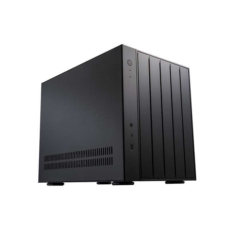 コンピューケースジャパン　PCケース［Micro ATX /Mini-ITX］ブラックアルマイト　ASE-W1A-BK