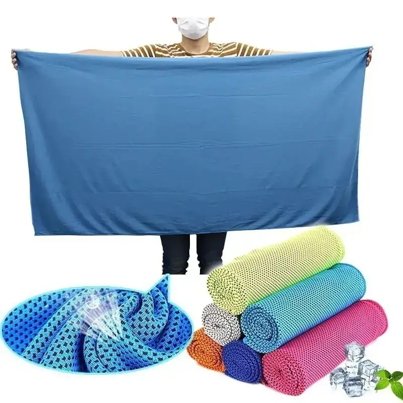 150*80cm クールタオル 冷感タオル ひんやりタオル ネッククーラー 暑さ対策 グッズ
