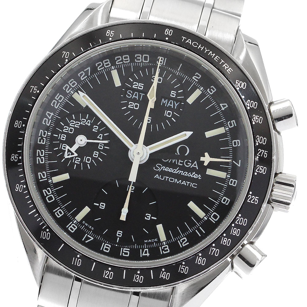 オメガ OMEGA 3520.50 スピードマスター マーク40 コスモス トリプルカレンダー クロノグラフ 自動巻き メンズ 保証書付き_896258【中古】