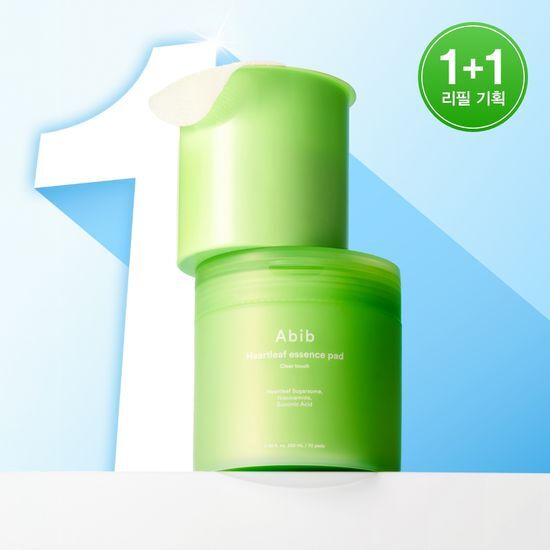 【定番/チャウヌPICK】ドクダミ トナーパッド クリアタッチ 140枚 (70枚+リフィル70枚)