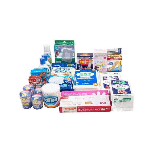 【お取り寄せ対象品】リーダー 防災用救急 入れ替えセット 20人用[日進医療器]