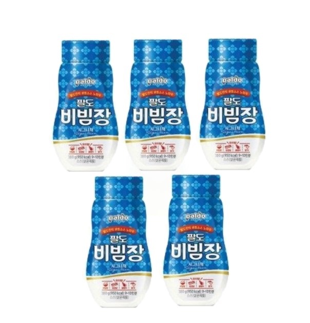 「パルド」ビビンジャン380gx5本　ビビンソース　万能ソース　ビビン麺　韓国食品3455