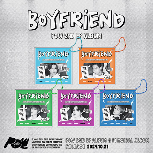 【セット/アルバム5種】 POW - 2nd EP Album