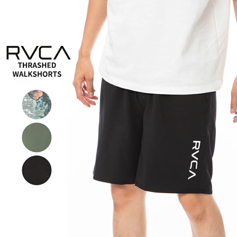 ルーカ RVCA メンズ THRASHED WALKSHORTS ウォークパンツ ショートパンツ ボトムス BE041-634 男性