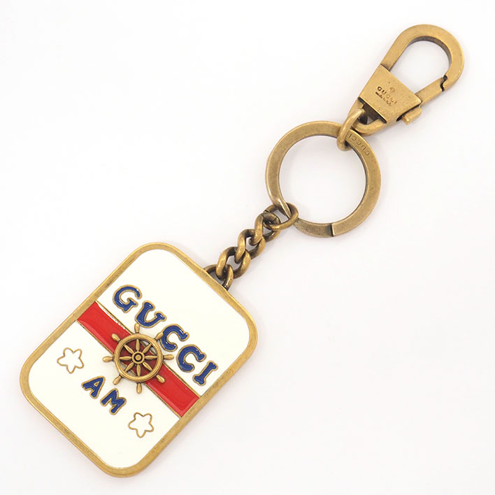 【美品】グッチ アンカー ロゴ 【キーホルダー・キーケース】