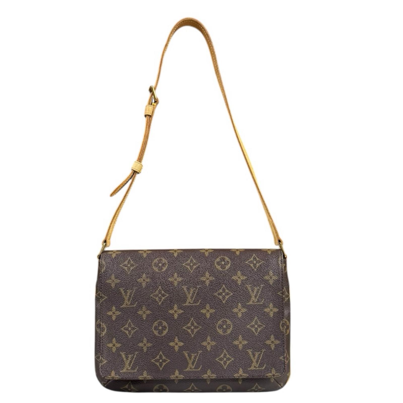 ルイヴィトン ミュゼットタンゴショート モノグラム ショルダーバッグ モノグラムキャンバス M51257 ブラウン LOUIS VUITTON 中古