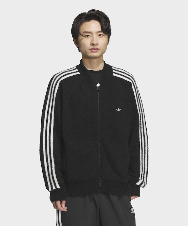 Qoo10 adidas SST トラックトップ ニット ミドル