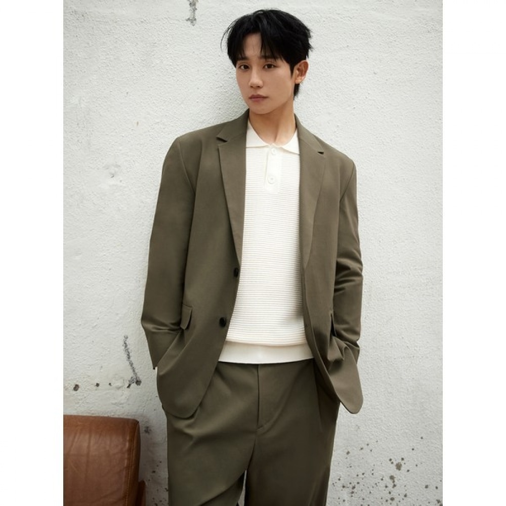 [マインドブリッジ] コットンのようなオーバーフィットジャケット