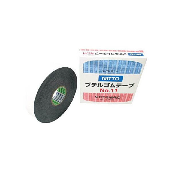 （まとめ）日東電工 自己融着テープ No.11 0.5mmx19mmx10m クロ 1巻[x5] 9,200円