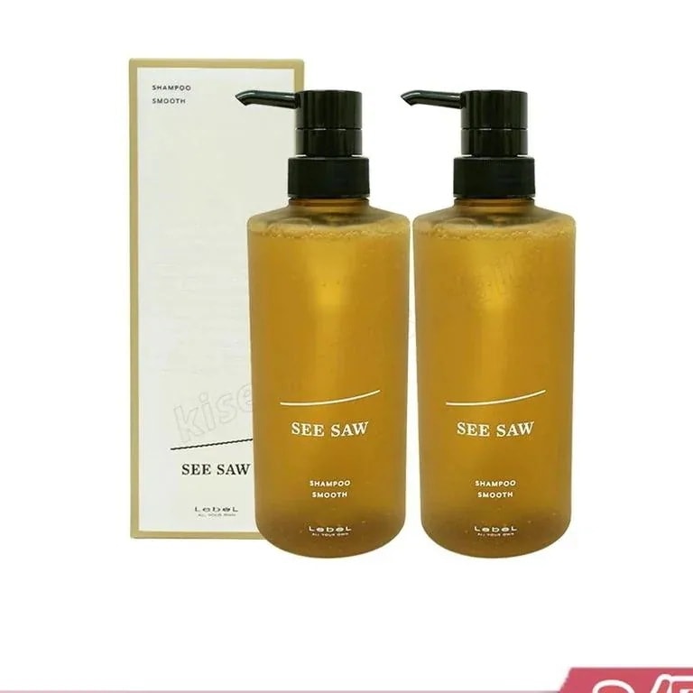 【2個セット】ルベル シーソー ヘア＆スキャルプシャンプーS スムース 500mL LEBEL SEE SAW