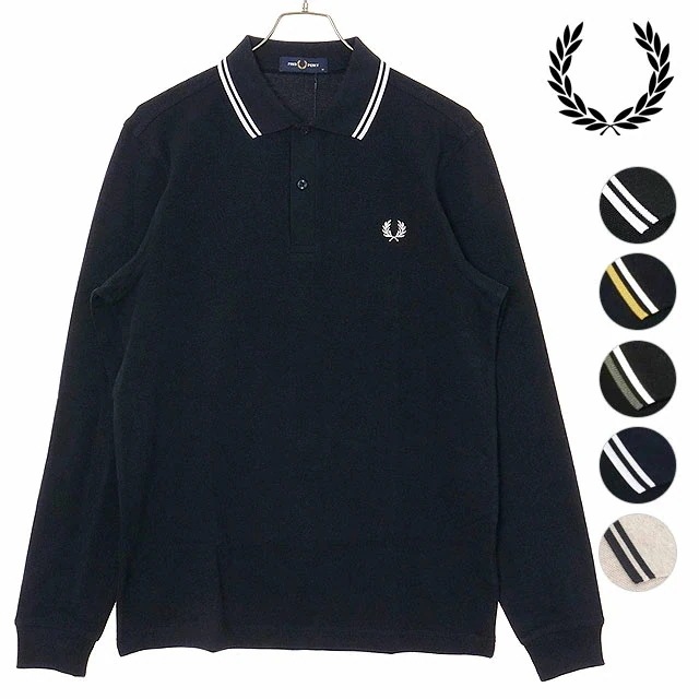 メンズ ロングスリーブ ツイン ティップド ポロシャツ [M3636] トップス 長袖 鹿の子 正規取扱店