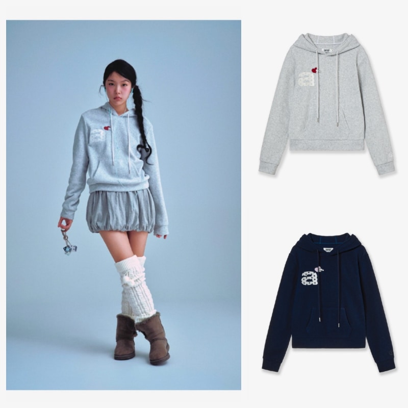 【aeae】 25FW CINNAMOROLL FLEECE HOODIE : 2COLORS