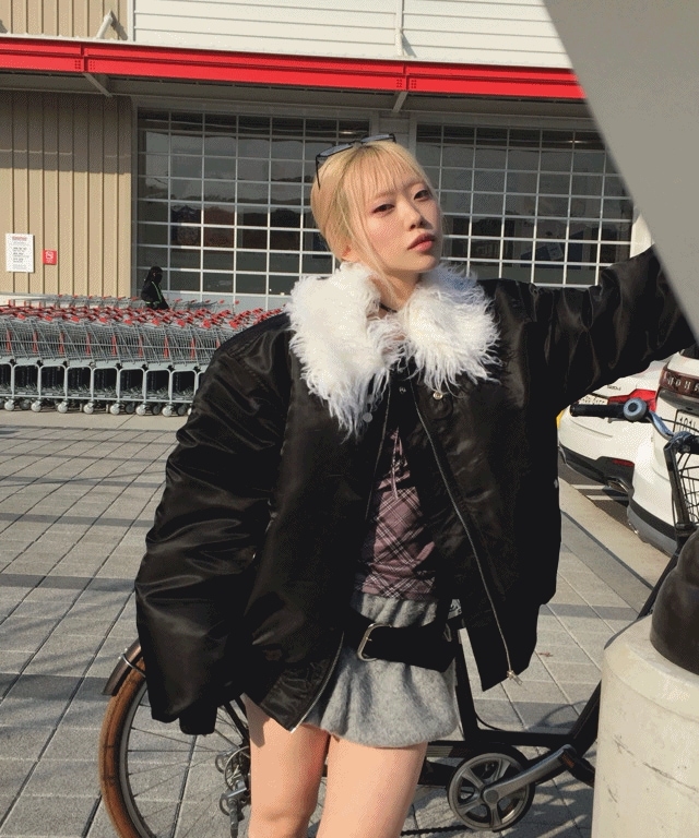 fur-over air jumper [2color]