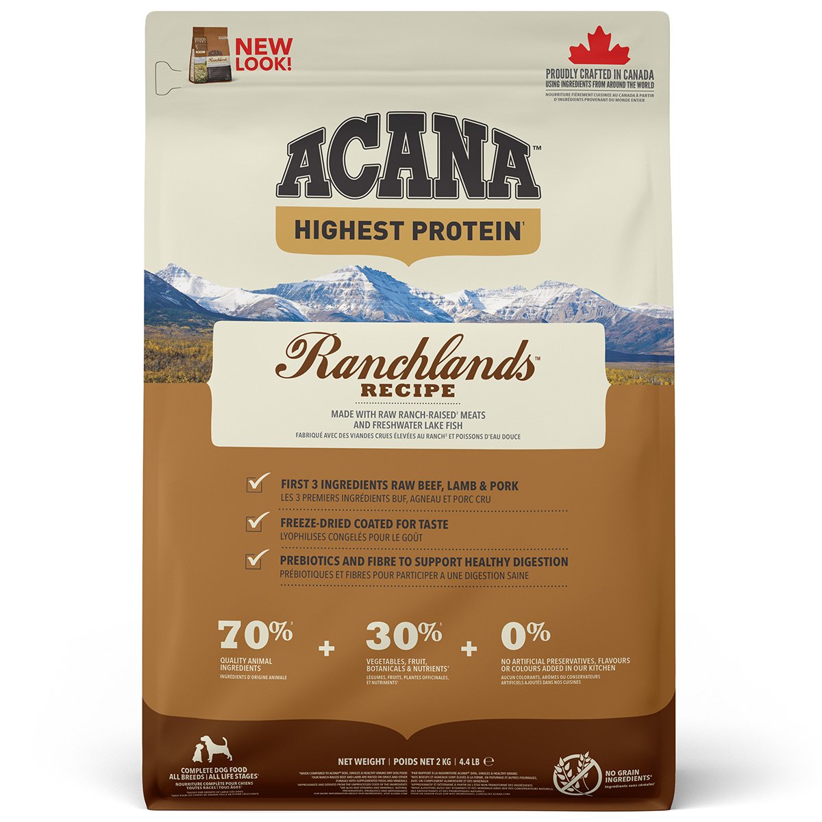 アカナ ランチランドドッグ レシピ 2kg