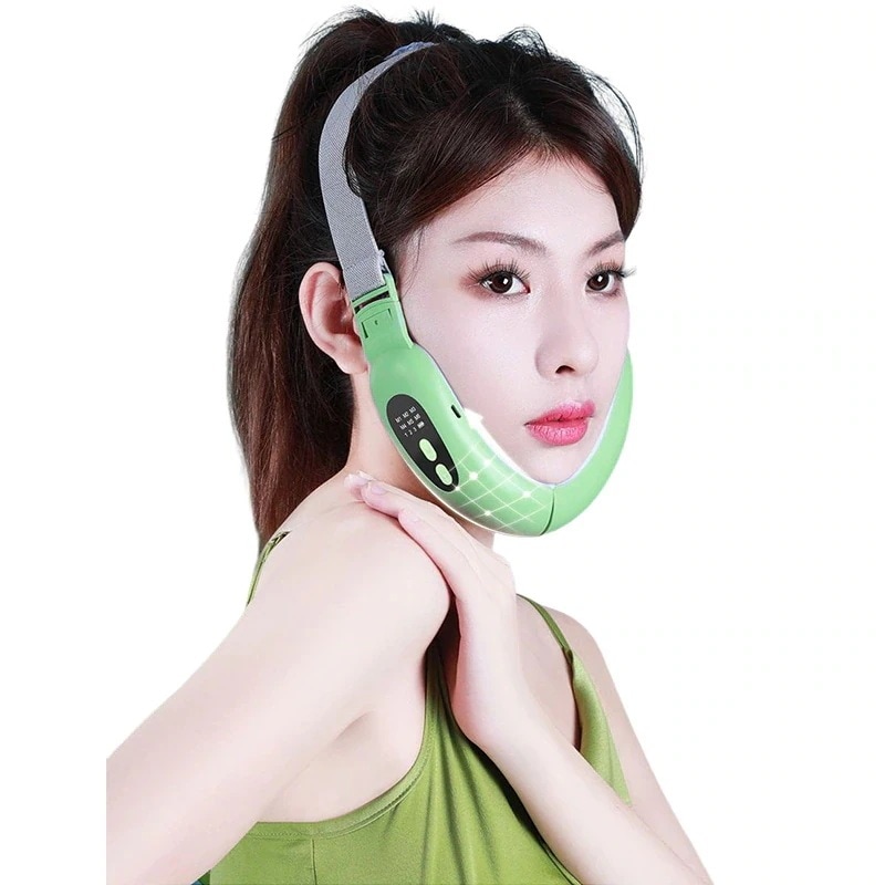 V脸やせた顔LED美容器2023新型 RF美容マスク韓国ダイエットやせた顔LED美容ニキビ取りマスク シワ リフトアップ たるみ 家庭用 オメガライト LED光美容器