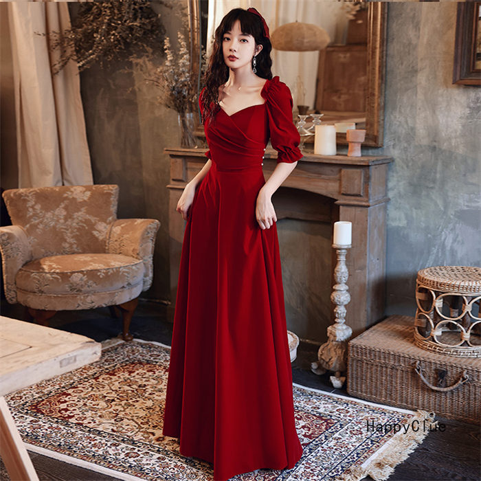 カラードレス 赤 ピアノ礼服 赤ドレス パーティードレス 結婚式 二次会ドレス ロングドレス 演奏会 発表会 レディース フォーマル aライン マキシ 成人式ドレス お姫様 コンサート ウェディングド