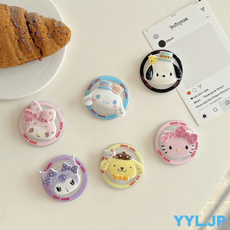 1つ買うと10個 【5本まで運賃499】スマホグリップ スマホグリップ キャラクター かわいい