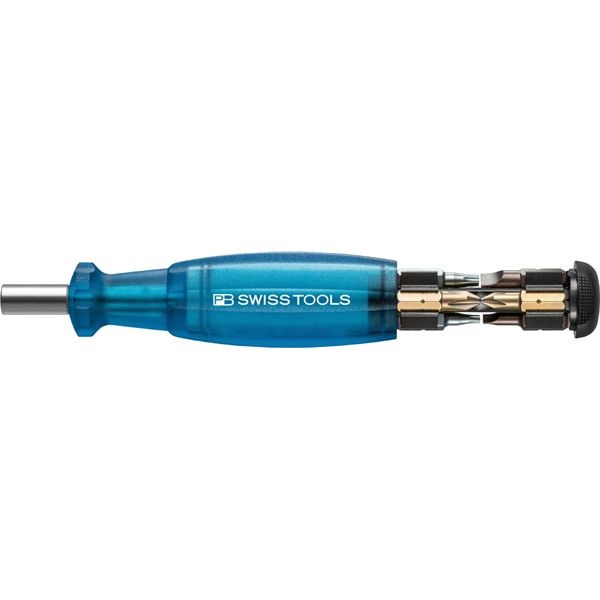 PB SWISS TOOLS ピービースイスツールズ マルチクラフト C6ドライバービットビット8本組 差替式ドライバー インサイダー ブルー 6464.BLUE