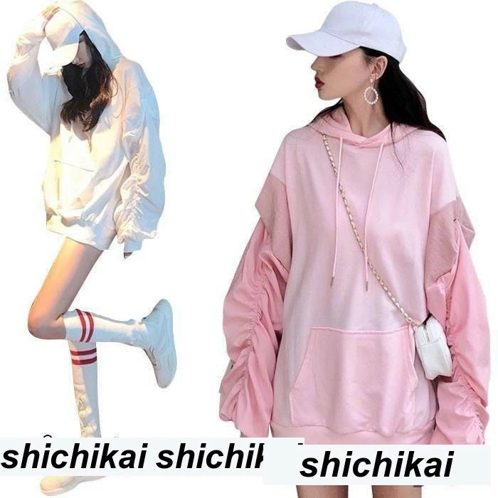 新生活 パーカー レディース プルパーカー フード付き プルオーバーパーカー 切り替え ボリュームスリーブ 長袖 お洒落 カジュアル 春秋 秋新作 秋 春 冬 秋ファッション 冬物 春物 秋物 プレゼ