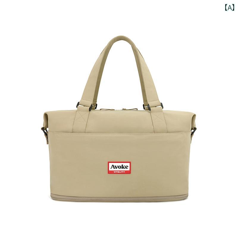 バッグ　ハンドバッグ　トラベル Avoke 女性用 拡張 可能 旅行 バッグ短 距離 スーツ ケース 男性用 スポーツフィットネス用 荷物 バッグ