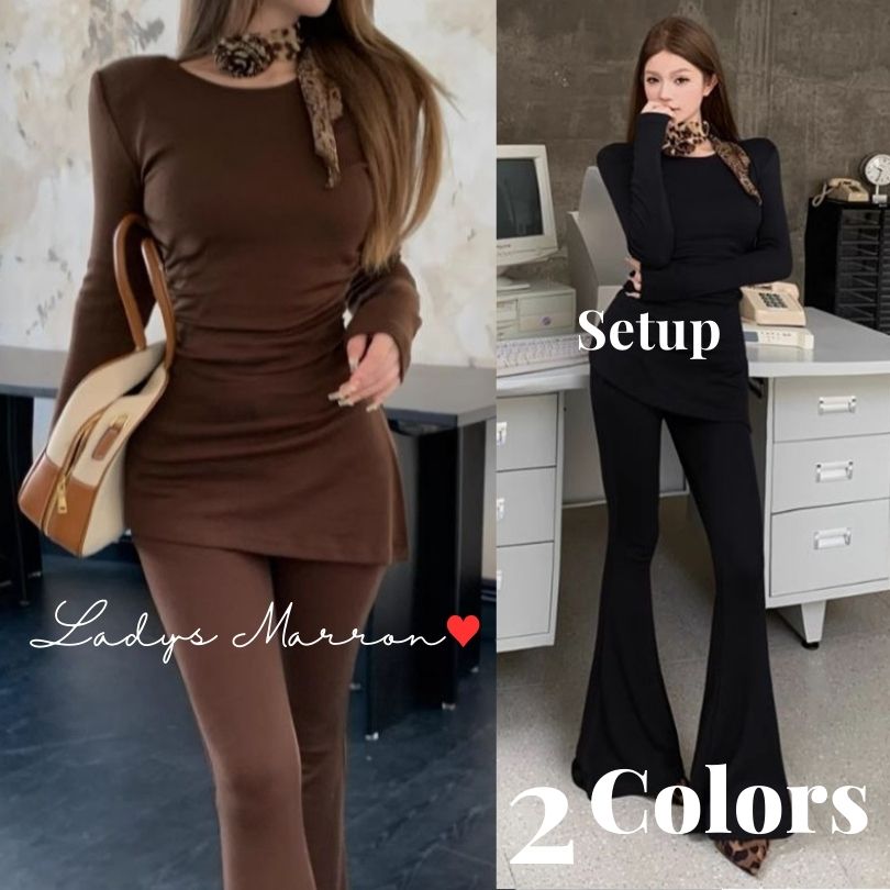 期間限定セットアップ レディース カジュアル 韓国 秋冬 ジャージセットアップ ジャージレディース ツーピース ワンショルダー オフショルダー 春 秋 長袖 可愛い スウェット 上下セット シンプル