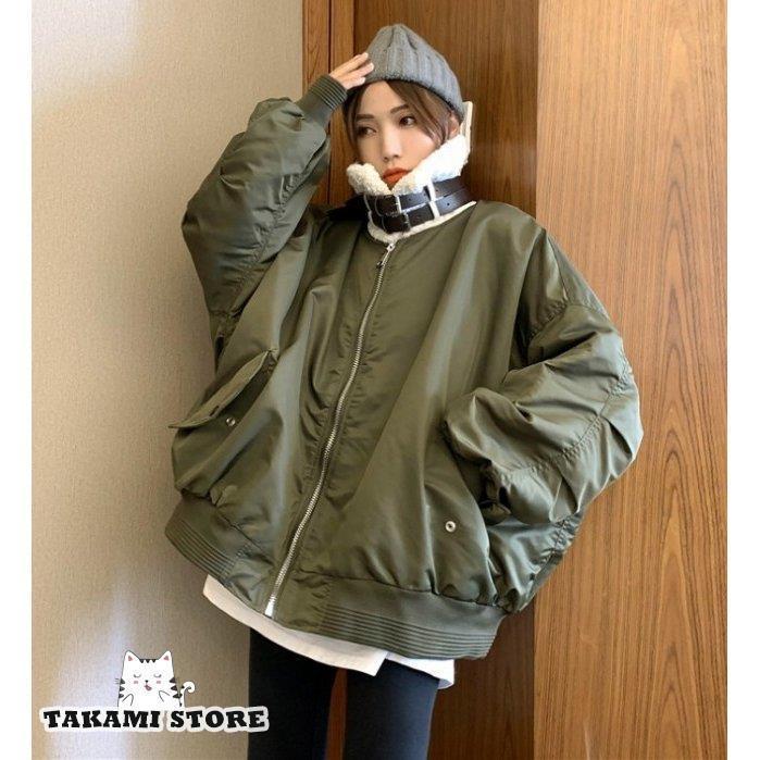 【新作特別セール】ブルゾン 裏ボア アウター レディース MA1 秋 冬 ミリタリージャケット フライトジャケット 大きいサイズ オーバーサイズ ボアブルゾン 黒